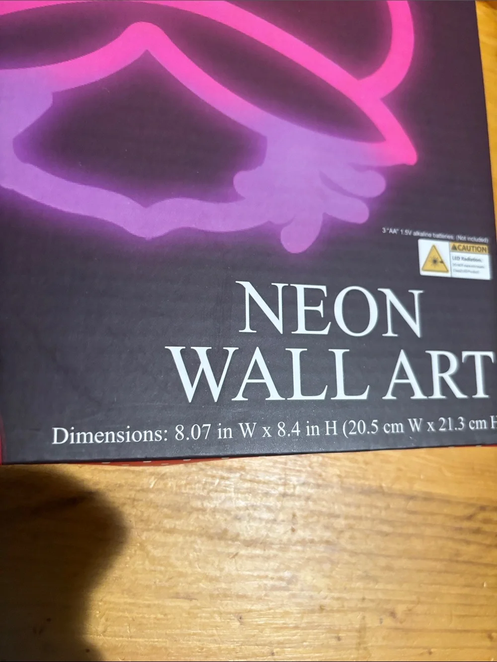 Idea Nuova Strawberry Shortcake Neon Wall Art NWT